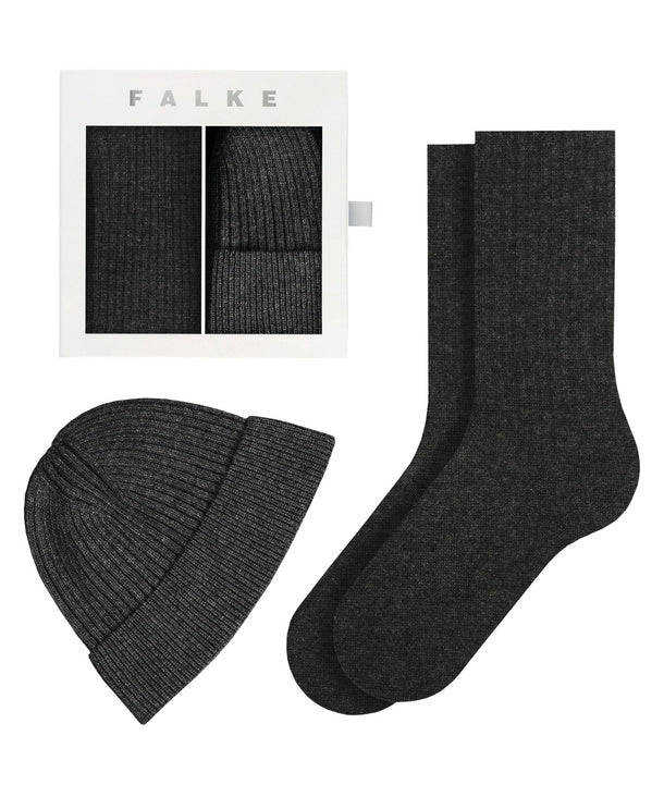 Gjafakassi húfa og sokkar, Ull og Cashmere - Falke