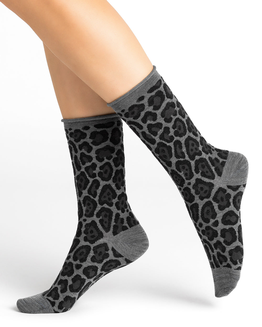 Fine Wool Leopard sokkar - Bleuforêt
