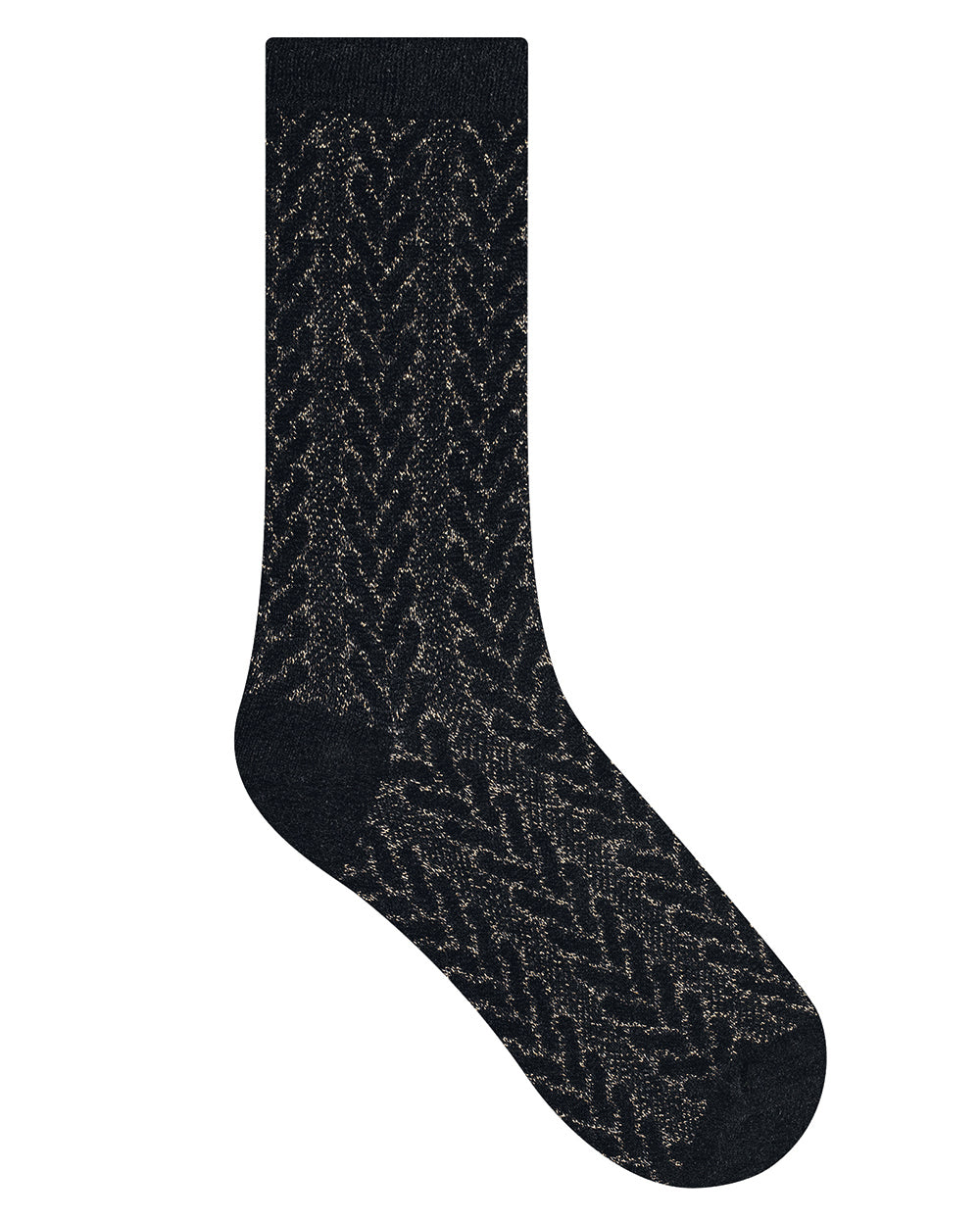 Cable Knit Velour Sokkar - Bleuforêt