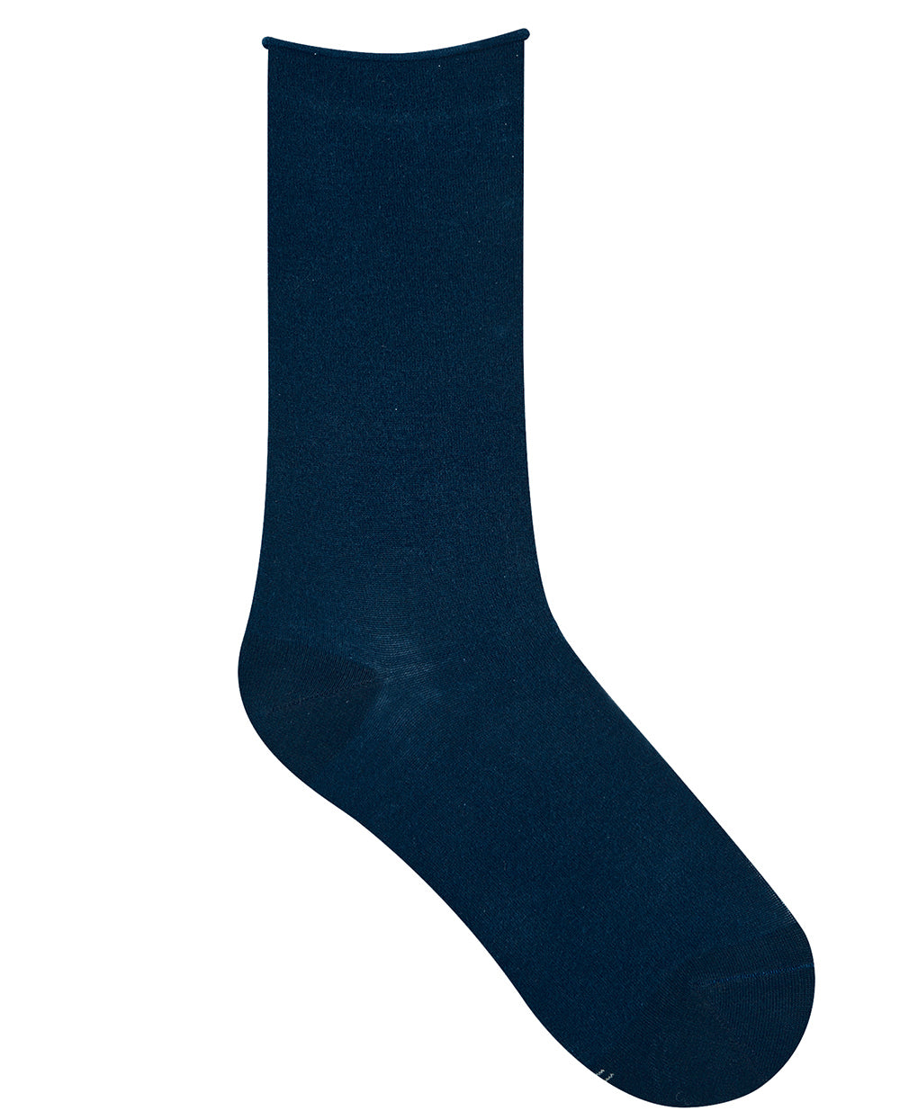 Roll-Top Pure Cotton Sokkar - Bleuforêt