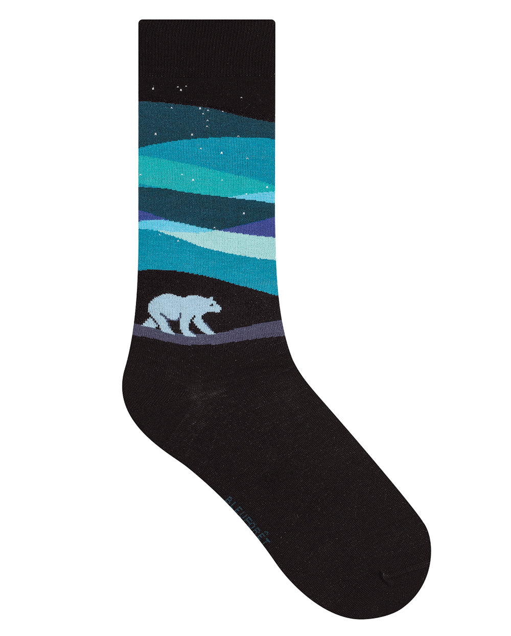 Norðurljósa munstur Sokkar - Bleuforêt