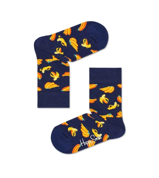 Banana Sokkar, svartir - Happy Socks