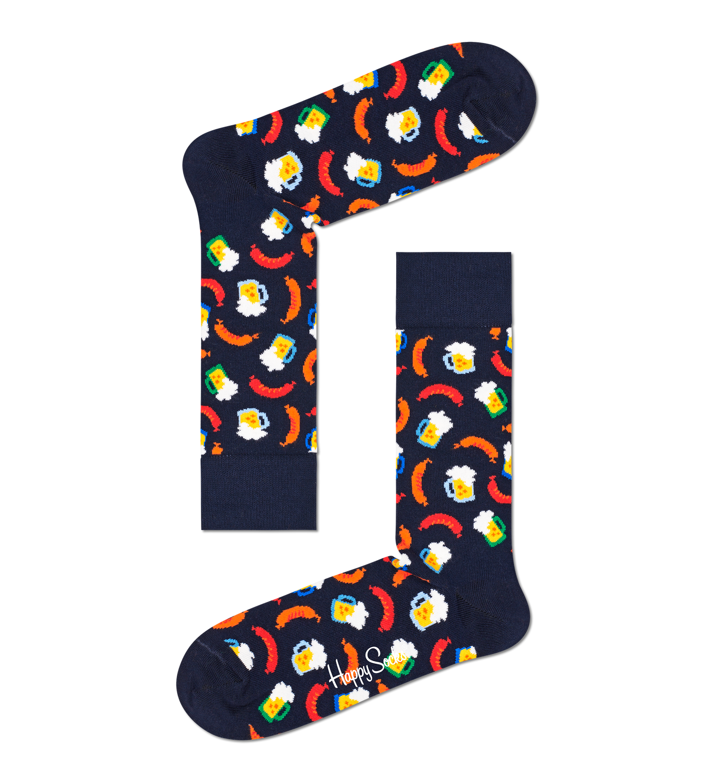 Beer and Sausage Sokkar - Happy Socks
