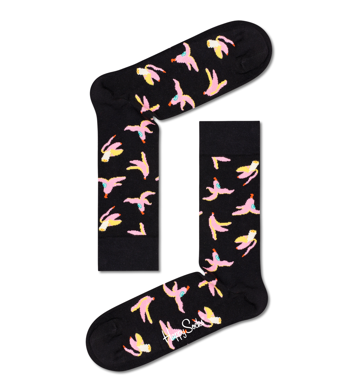 Svartir Banana Break Sokkar - Happy Socks