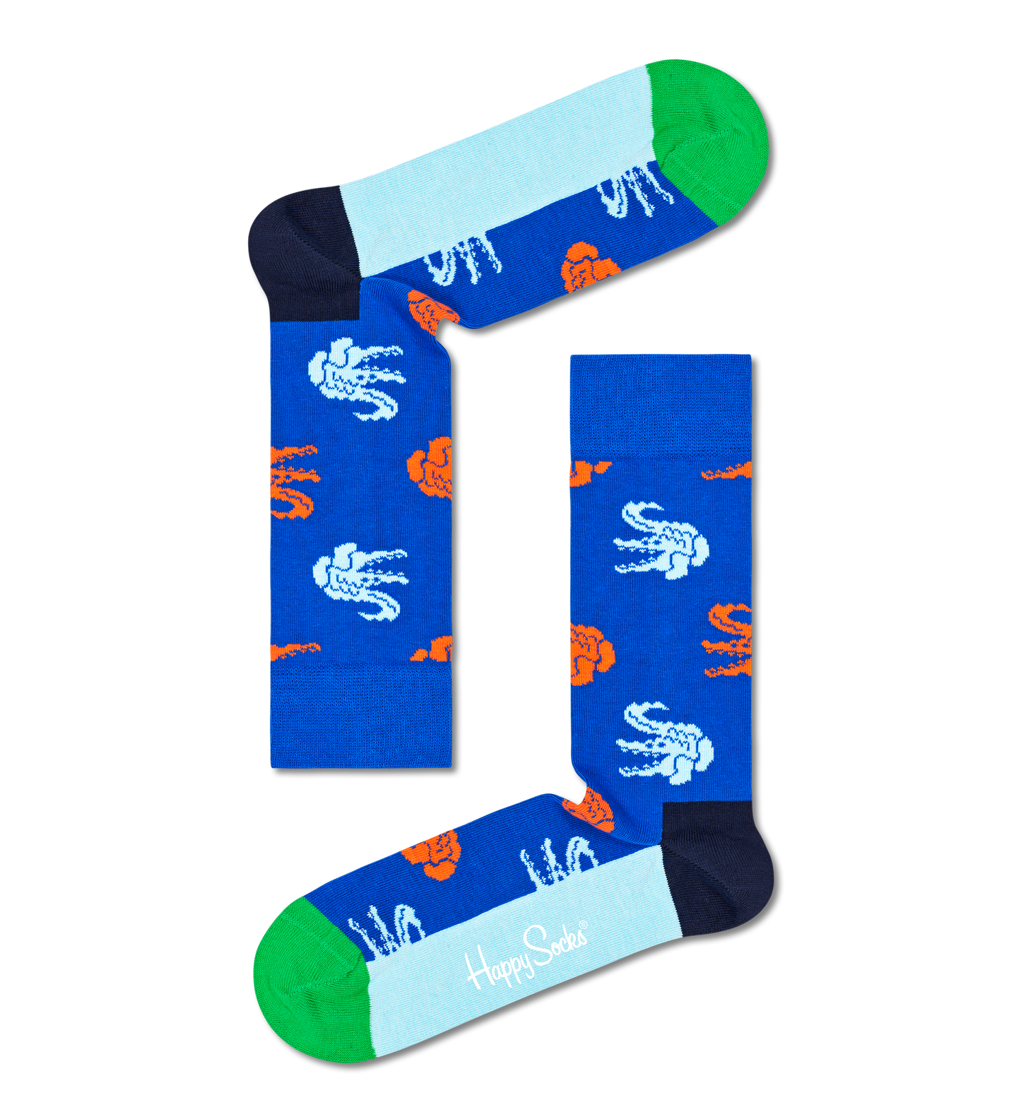 Bláir Crocodile Sokkar - Happy Socks
