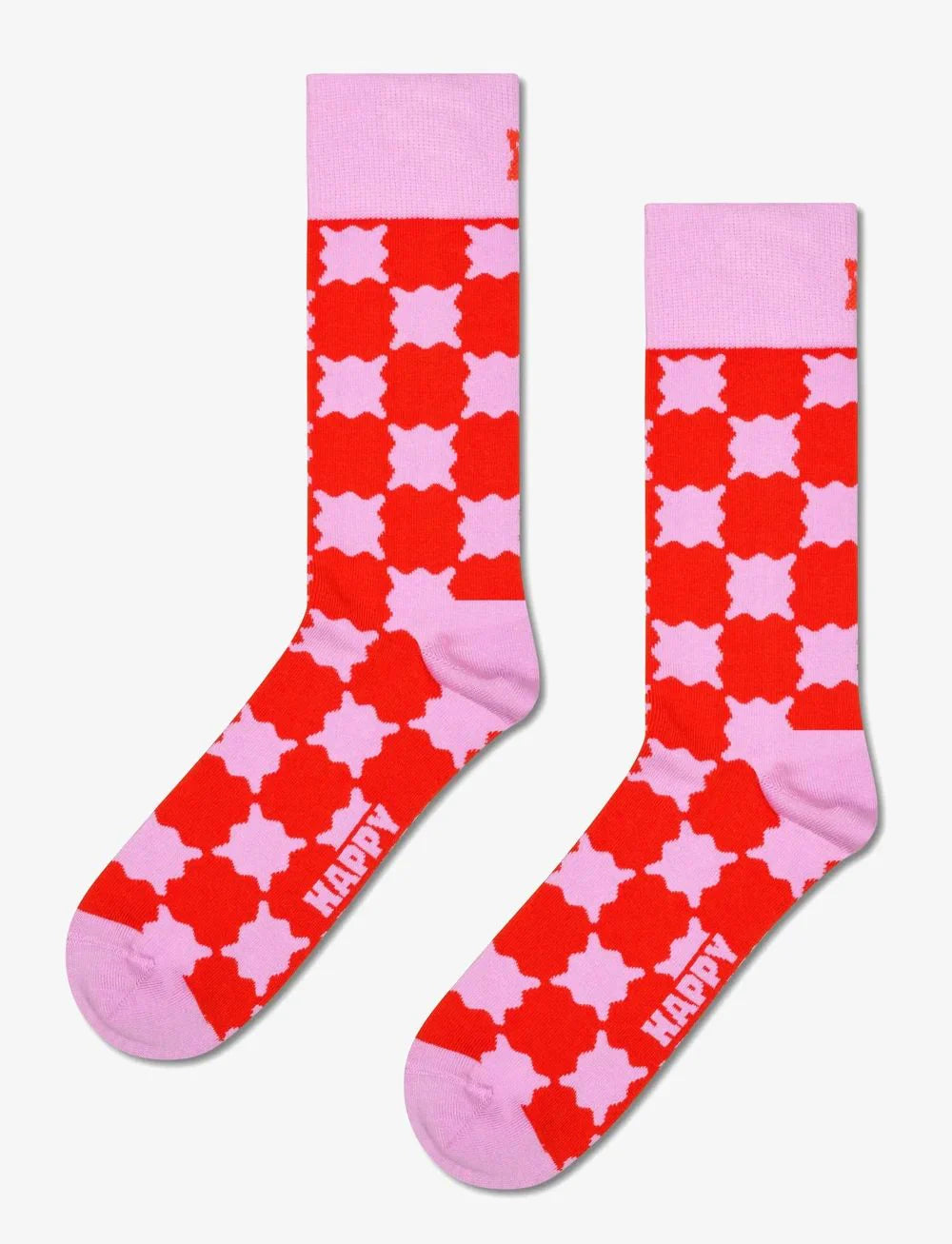 Wobbly Check Sock - Happy Socks