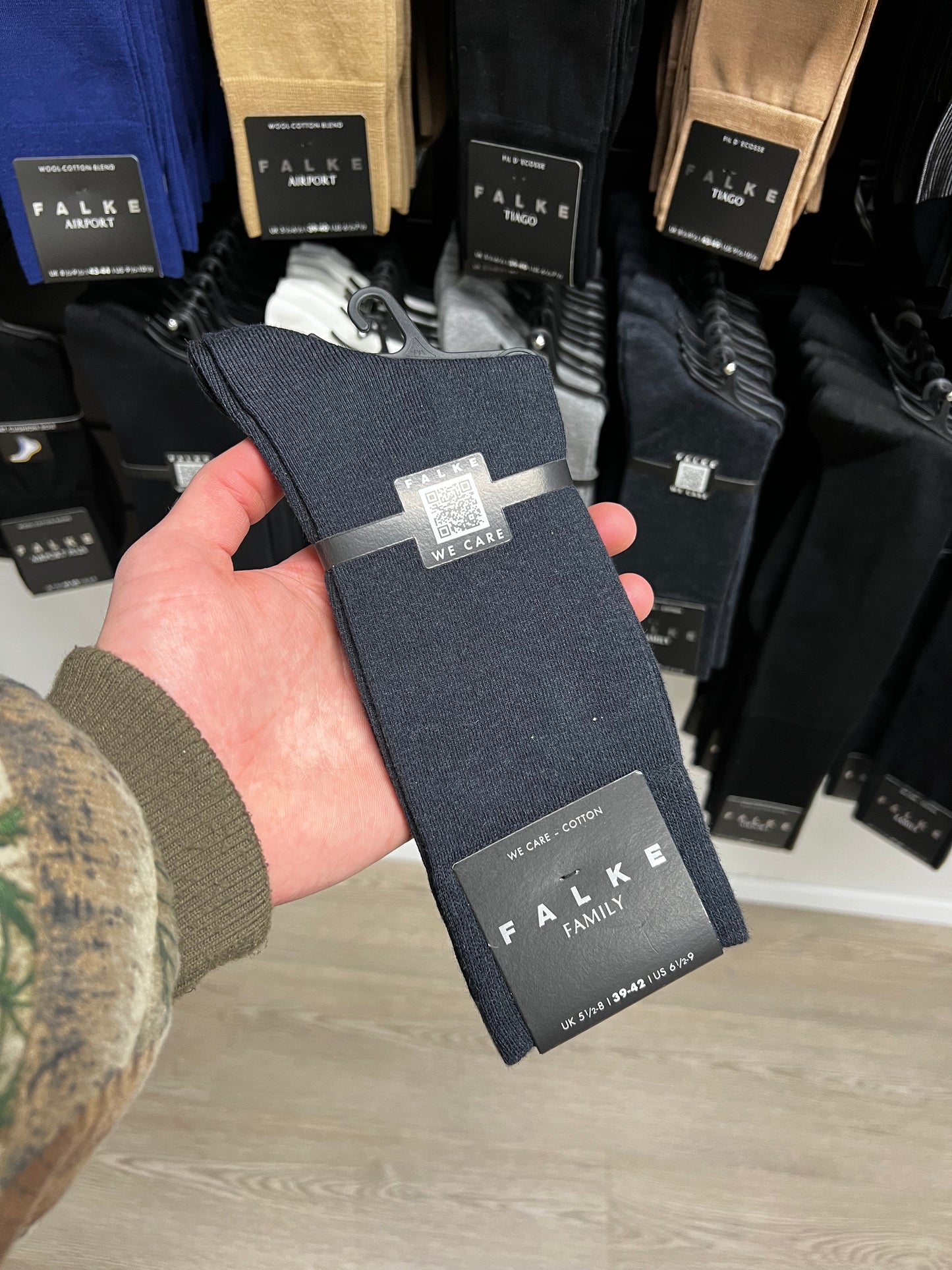 Family Herra bómullarsokkar - Falke