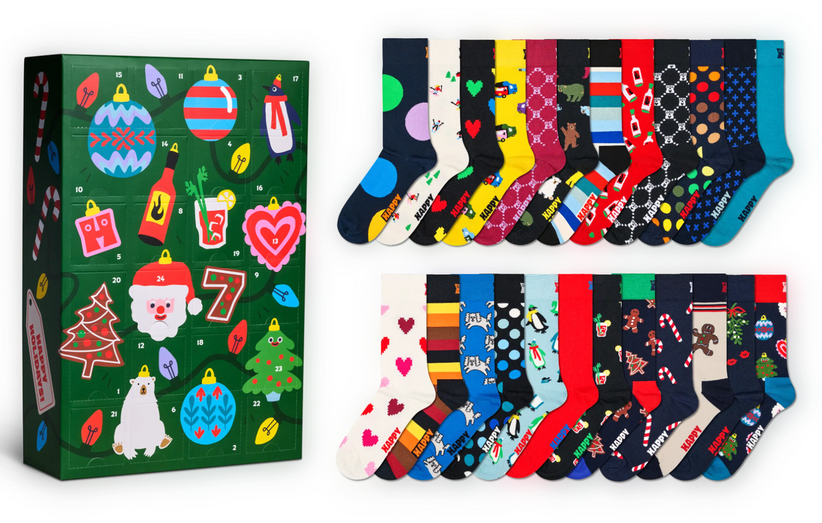 Jóladagatal 2026 - Happy Socks FORSALA