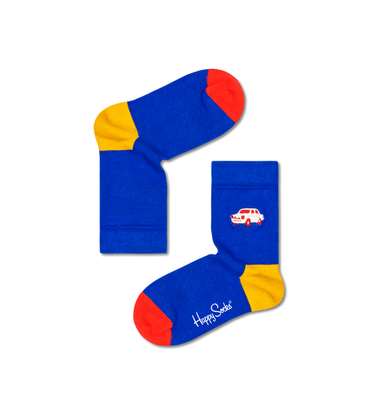 Barna Bíla Sokkar, bláir - Happy Socks
