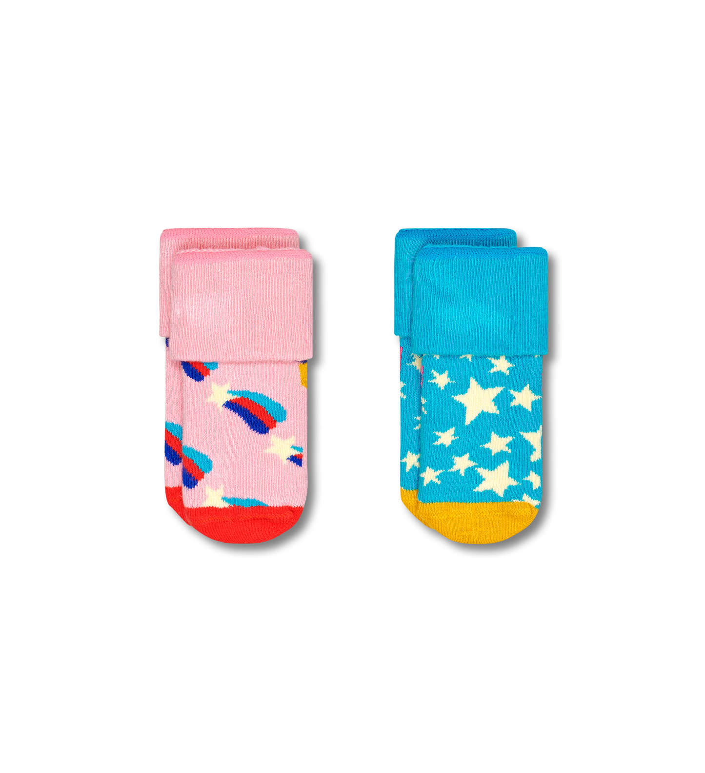 Barna Sokkar 0-6 mán, Shooting Star (2 pör) - Happy Socks