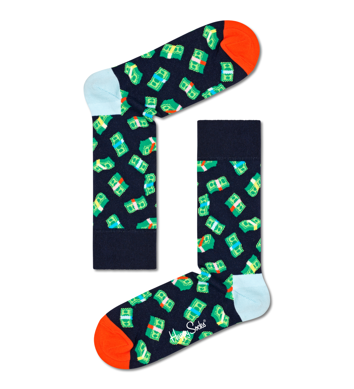 Money svartir sokkar - Happy Socks