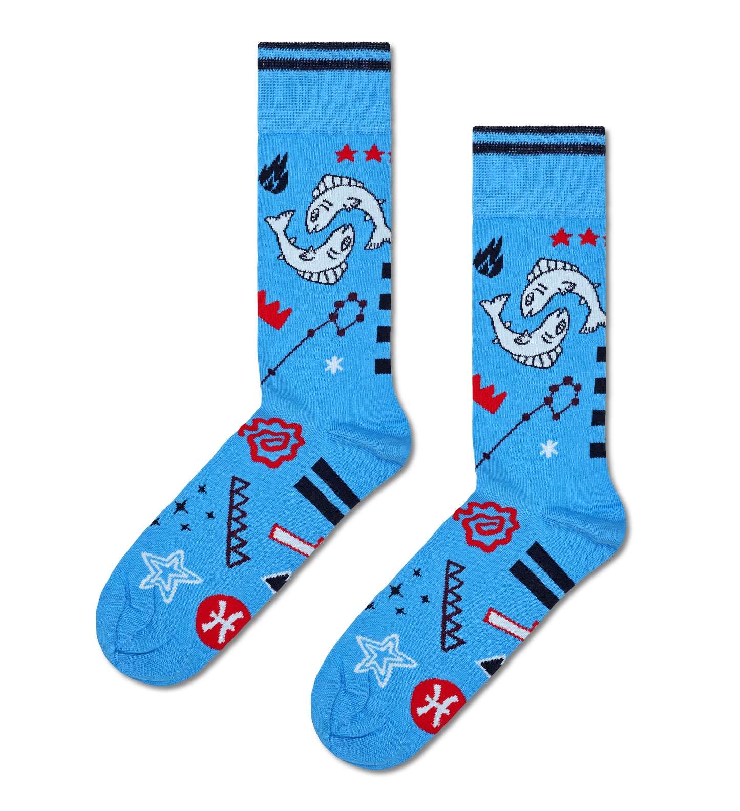 Fiskar Sokkar- Happy Socks