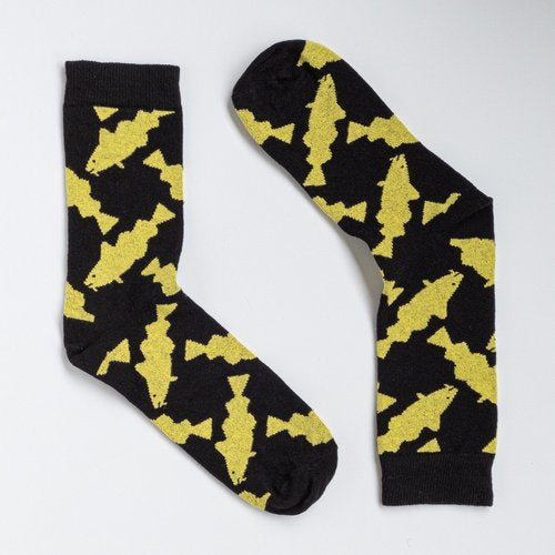 Sæflúr - Sokkar með fiskum - Íslensk Hönnun