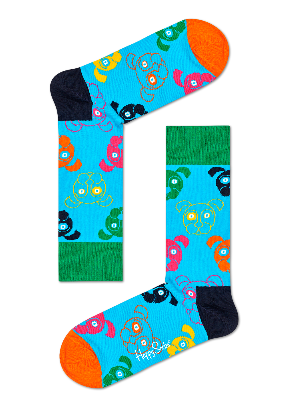 Gjafabox - Hunda sokkar (3 pör) Happy Socks