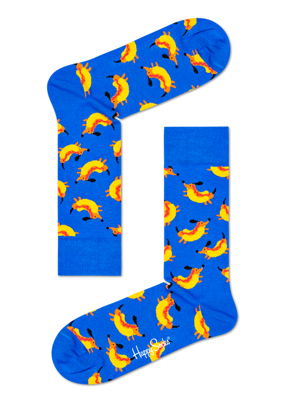 Gjafabox - Hot Dog (2 pör) Happy Socks