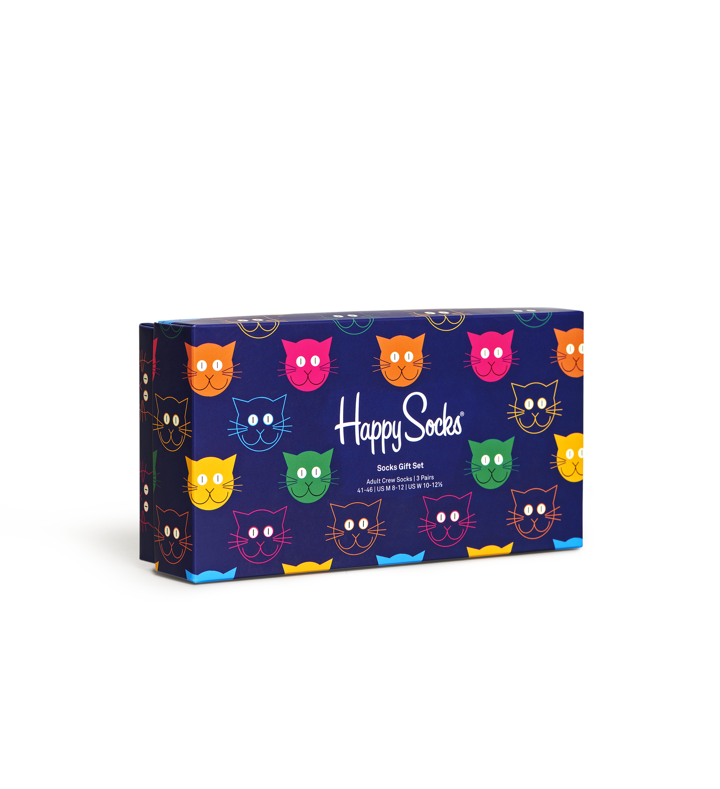 Gjafabox - Kisu sokkar (3 pör) Happy Socks