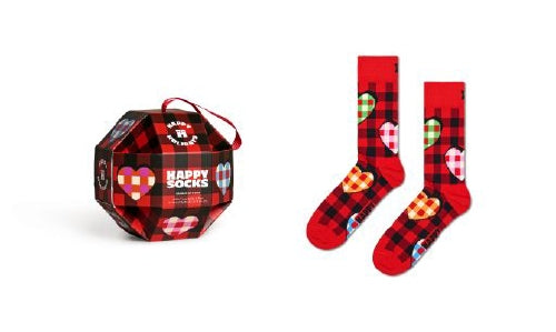 Gjafabox - Jólakúla (1 Par) Happy Socks
