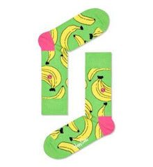  Grænir Banana Sokkar - Happy Socks