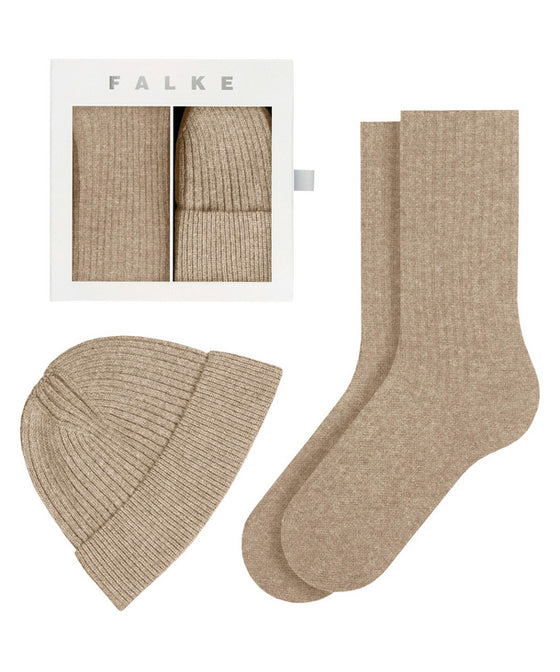 Gjafabox húfa og sokkar, Ull og Cashmere - Falke