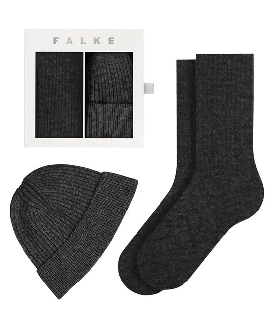 Gjafabox húfa og sokkar, Ull og Cashmere - Falke