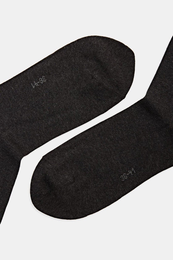 Solid 5-pakka dömu sokker - Esprit