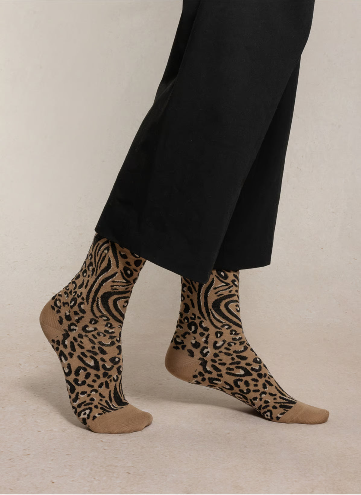 Fine Wool, Dýramunstur sokkar - Bleuforêt