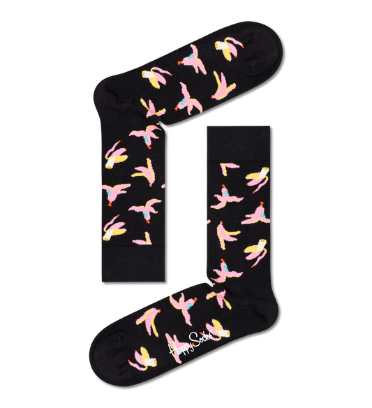 Svartir Banana Break Sokkar - Happy Socks