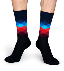  Faded Diamond Sokkar - Happy Socks