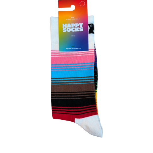 Pride röndóttir sokkar - Happy Sock