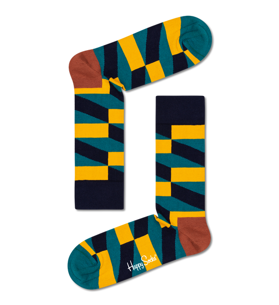 Jumbo Fyllt Optic Sokkar - Happy Socks
