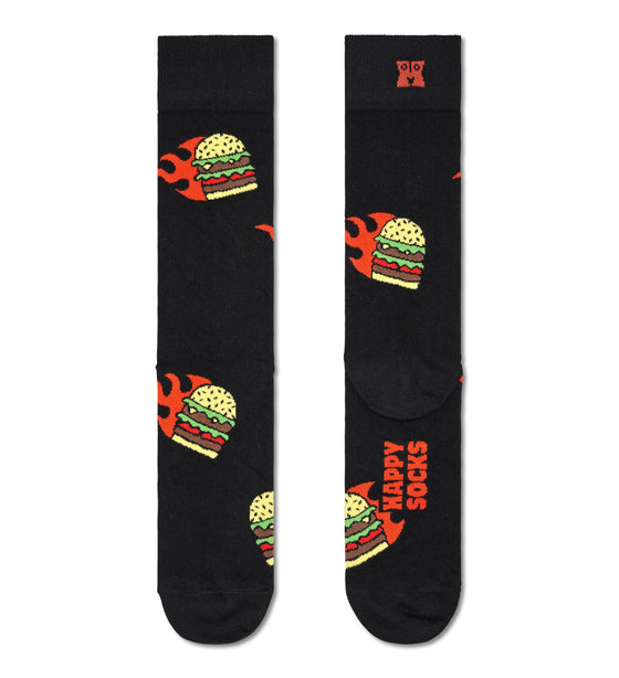 Flaming Burger- Sokkar - Happy Socks