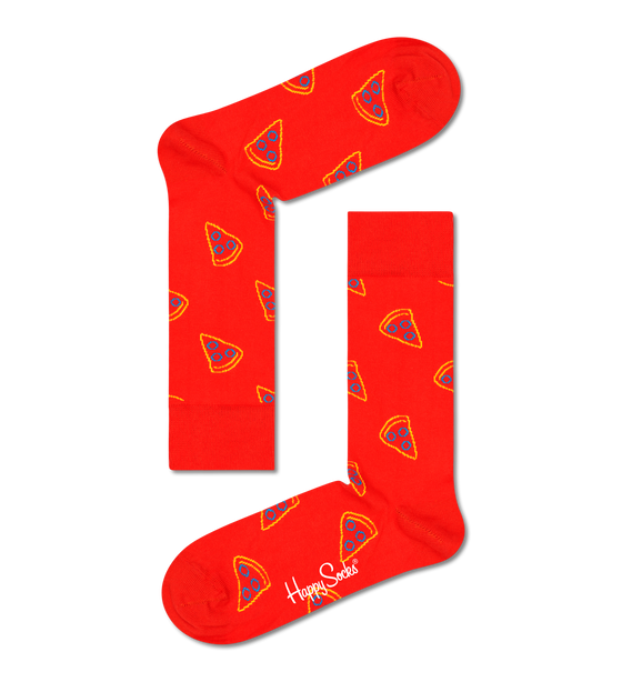 Pizzu sokkar, rauðir - Happy Socks