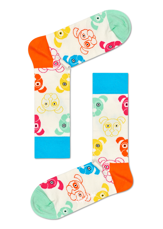 Gjafabox - Hunda sokkar (3 pör) Happy Socks