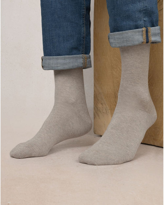 Herrasokkar - bómull og Cashmere -Bleuforêt