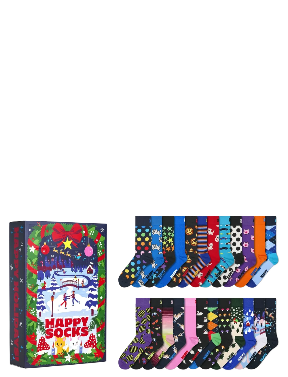 Jóladagatal 2025 - Happy Socks