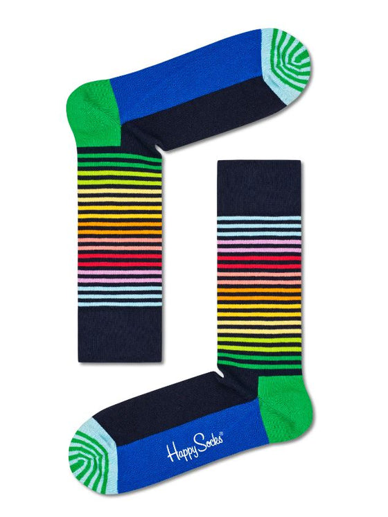 Half Stripe sokkar - Happy Socks