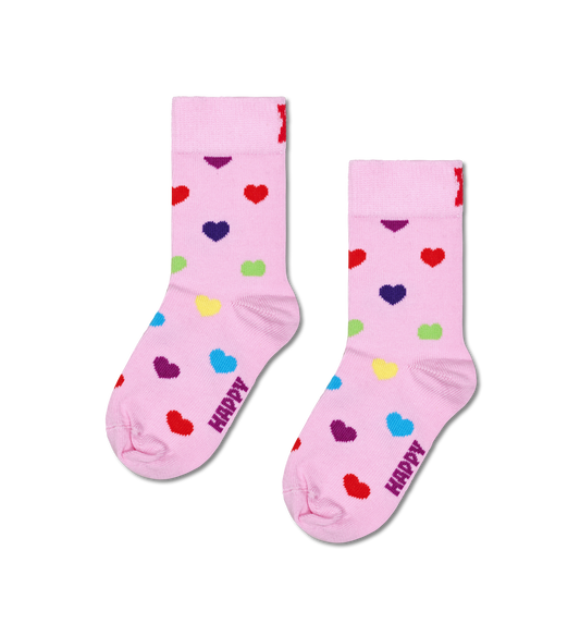 Kids Heart Sokkar - Happy Socks