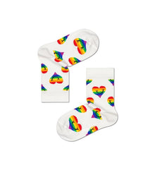  Kids Pride - Smiling Heart Sokkar - Happy Socks